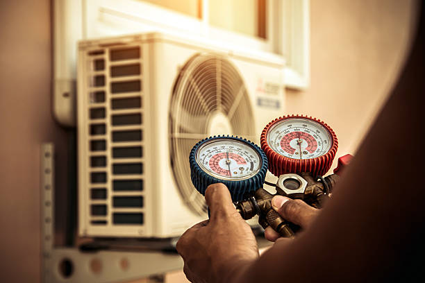 Professional Air Conditioning Service technician working in Nederland, CO